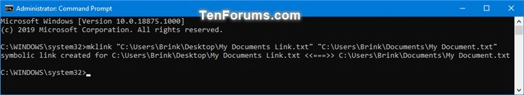 How to create symbolic links in Windows Picture 1