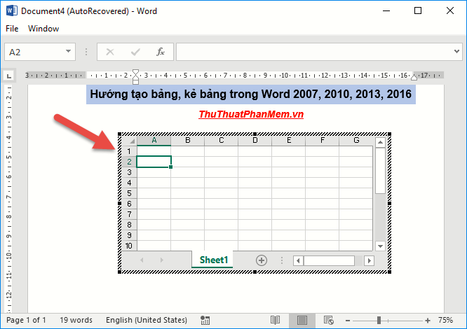 How to create tables and tables in Word - Instructions on how to create tables and tables in Word 2007, 2010, 2013, 2016 Picture 10