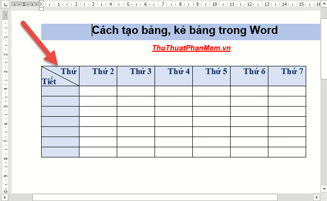 How to create tables and tables in Word - Instructions on how to create tables and tables in Word 2007, 2010, 2013, 2016 Picture 14