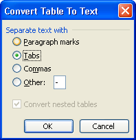 How to create tables in Office 2003 Picture 23
