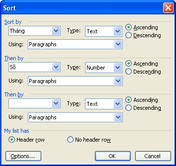How to create tables in Office 2003 Picture 27