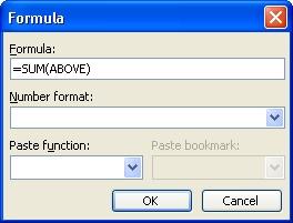 How to create tables in Office 2003 Picture 29