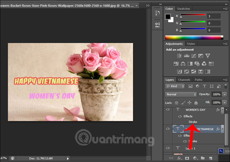 How to create text borders in Photoshop Picture 7
