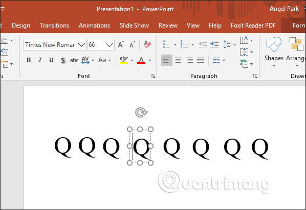 How to create text color changing effects in PowerPoint Picture 3
