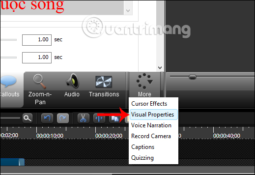 How to create text effects running in videos on Camtasia Picture 6