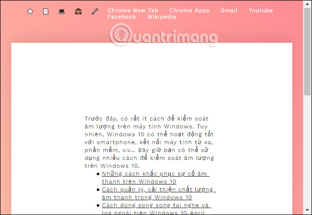 How to create text on New Tab Chrome Picture 3