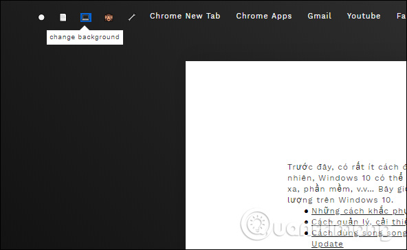 How to create text on New Tab Chrome Picture 5