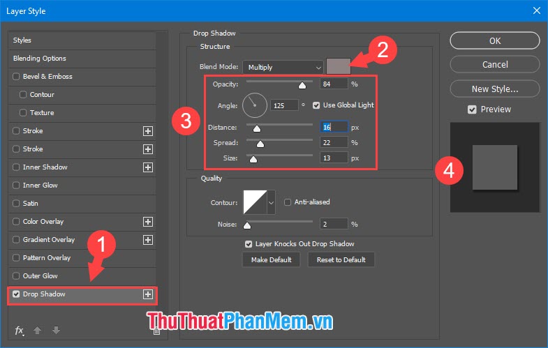 How to create text shadow in Photoshop Picture 12