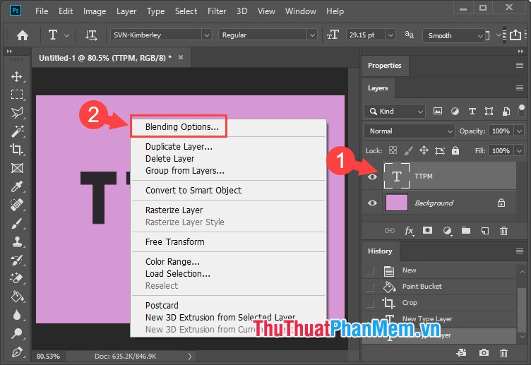 How to create text shadow in Photoshop Picture 14