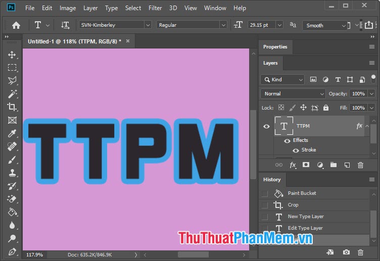 How to create text shadow in Photoshop - TipsMake.com