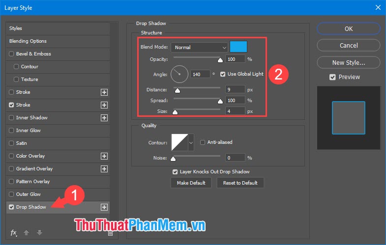 How to create text shadow in Photoshop Picture 17