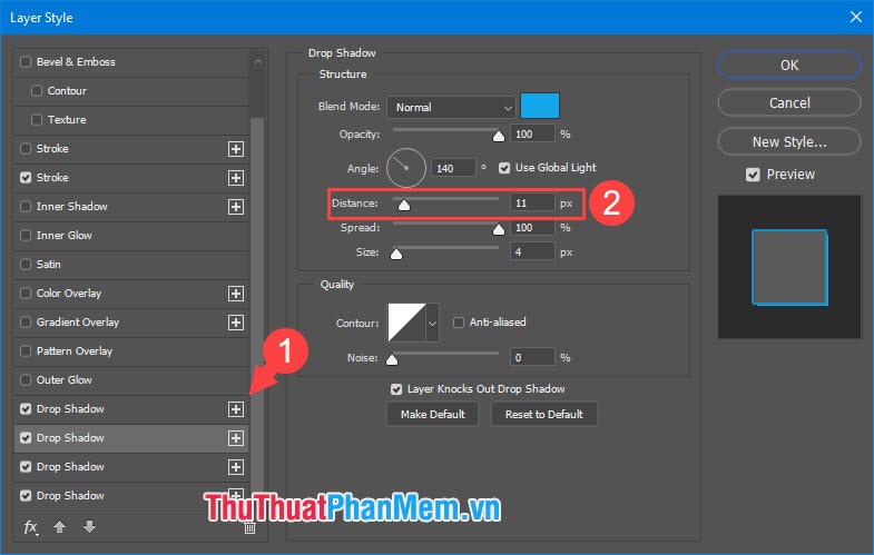 How to create text shadow in Photoshop Picture 18