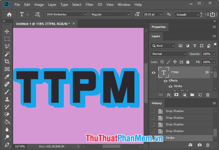 How to create text shadow in Photoshop Picture 19