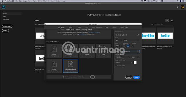 How to create texture in Photoshop CC Picture 1