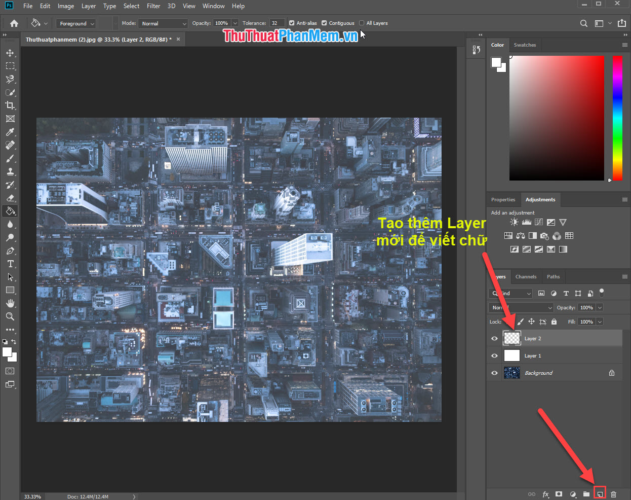 How to create translucent, translucent text effects in Photoshop Picture 8