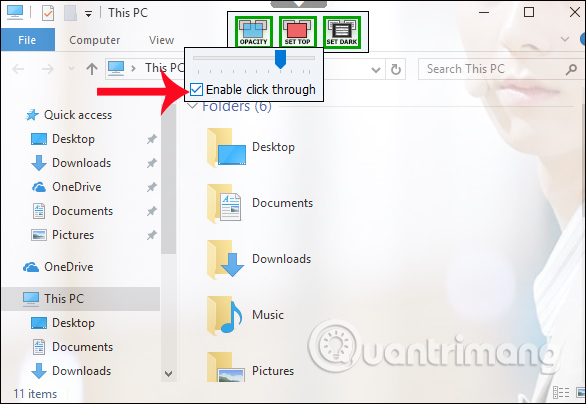 How to create transparent background mode on Windows 10 Picture 12
