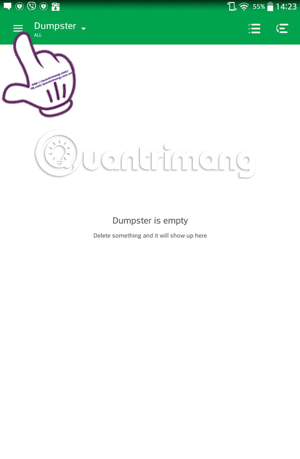 How to create trash for Android with Dumpster Picture 3