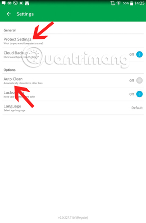 How to create trash for Android with Dumpster Picture 5