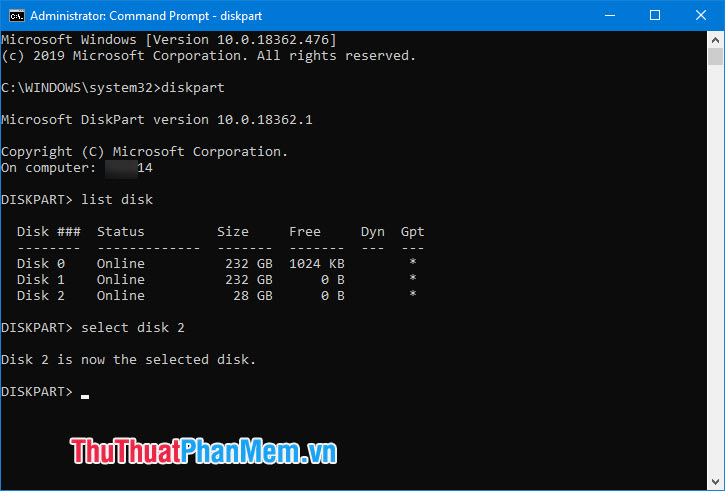 How to create USB BOOT standard UEFI - GPT standard Picture 4
