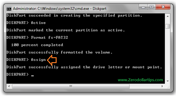 How to create USB Boot with Command Prompt Picture 9