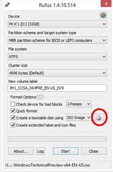 How to create USB Windows 10 Technical Preview installation - TipsMake.com