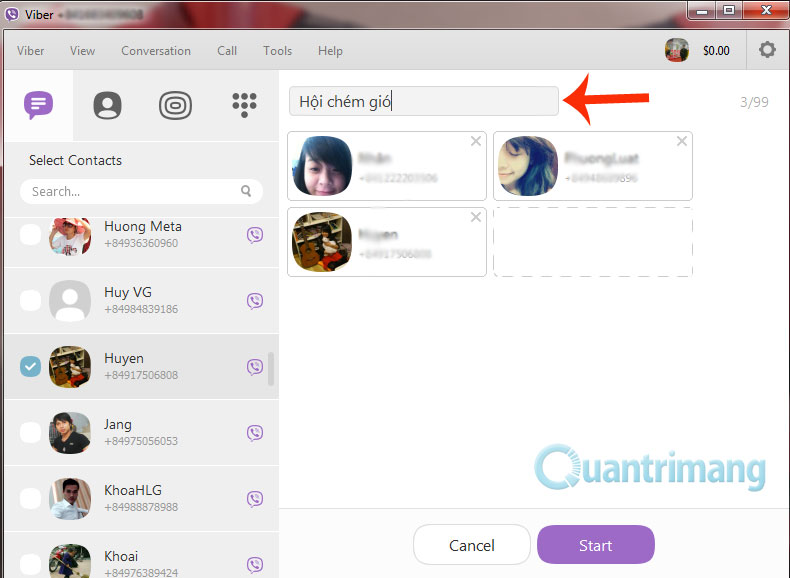 How to create Viber chat groups on Windows Picture 5
