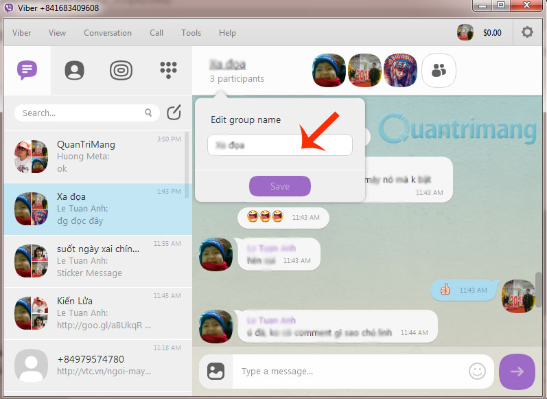 How to create Viber chat groups on Windows Picture 7