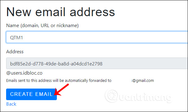How to create virtual email on IdBloc Picture 6
