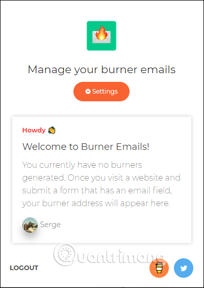 How to create virtual email that limits email spam with Burner Emails Picture 3