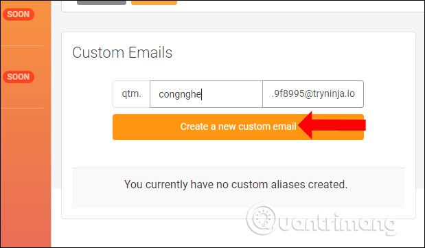 How to create virtual email that limits email spam with Burner Emails Picture 4