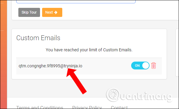 How to create virtual email that limits email spam with Burner Emails Picture 5