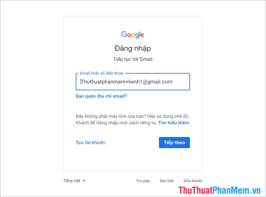 How to create virtual Gmail from your real Gmail Picture 3