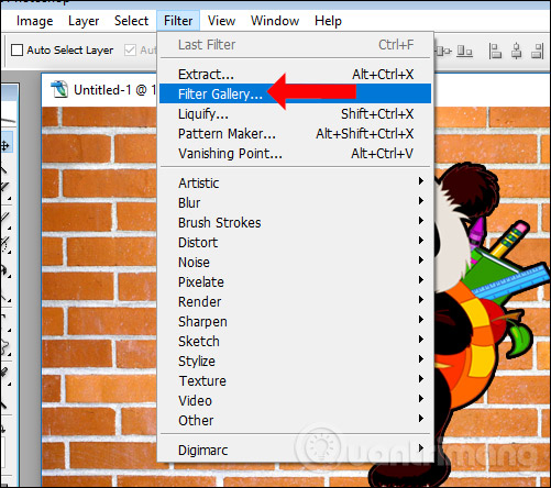 How to create wall paintings in Photoshop Picture 4