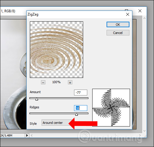 How to create whirlpool effect on Photoshop Picture 6