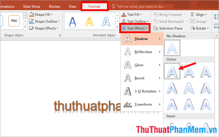 How To Transform Wordart In Powerpoint