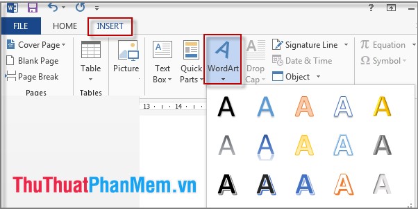 How to create word art in Word Picture 6