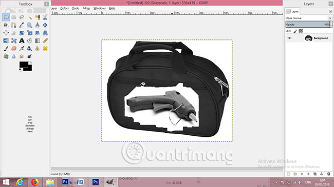 How to create X-ray effects in GIMP Picture 16
