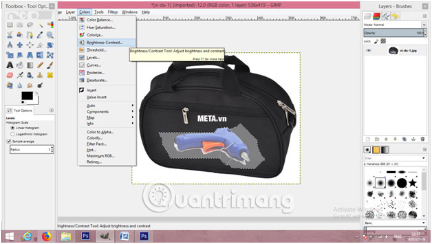 How to create X-ray effects in GIMP Picture 5