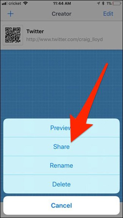 How to create your own QR code on iPhone phones Picture 5