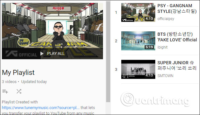How to create YouTube playlist from typing list Picture 11