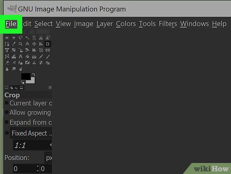 how to crop a perfect square in gimp on mac