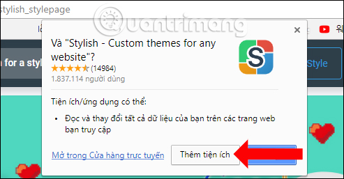 How to customize Facebook and Google interface with Stylish utility Picture 2