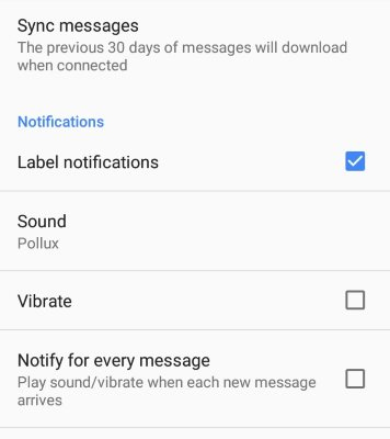 How to customize Gmail notifications for Android Picture 6