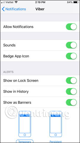 How to customize notifications on iPhone Picture 7