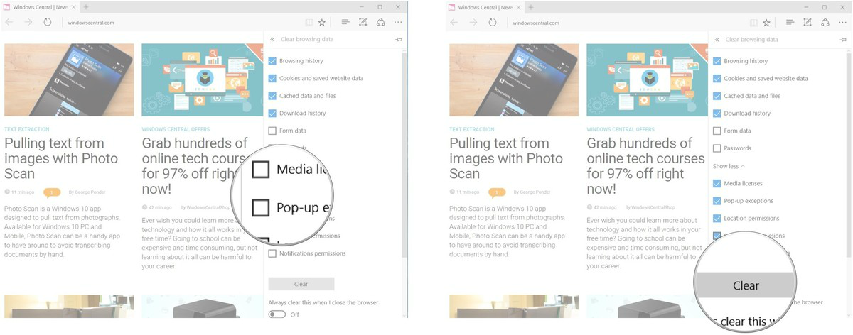 How to customize privacy settings on Edge browser Windows 10? Picture 4