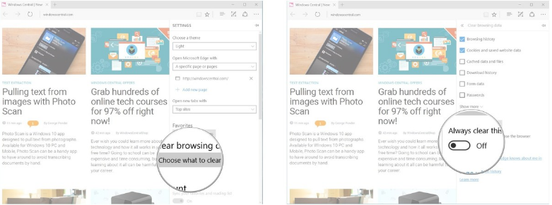 How to customize privacy settings on Edge browser Windows 10? Picture 6