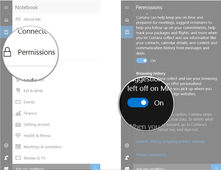 How to customize privacy settings on Edge browser Windows 10? Picture 9