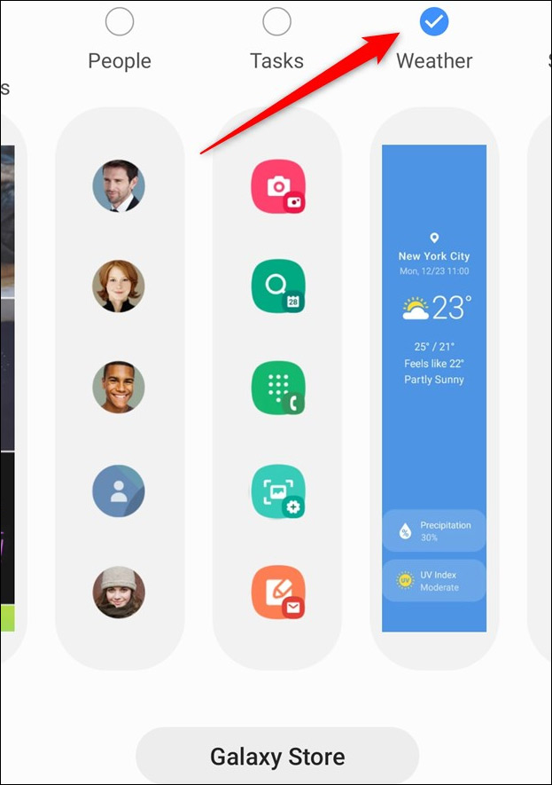 How to customize the Edge Panel on the Galaxy S20 Picture 8