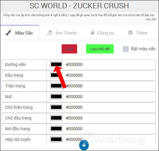 How to customize the Facebook interface with SC World Picture 3