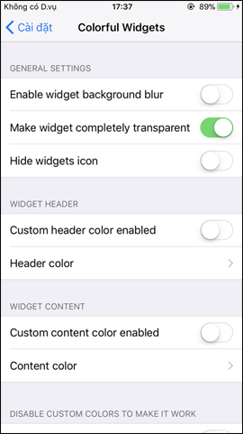 How to customize the iPhone widget interface Picture 1